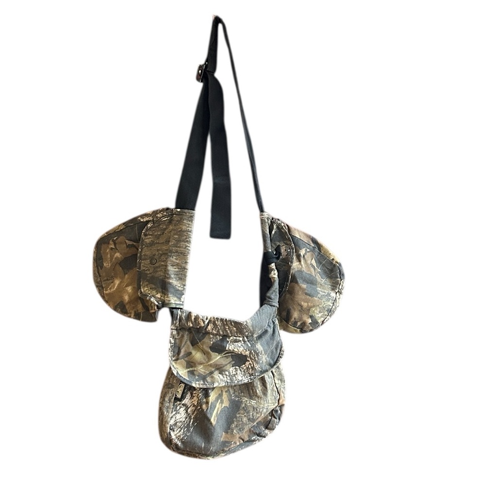 Fieldline camo print three-pouch ammo/game bag